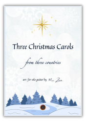 Three Christmas Carols / for solo guitar 