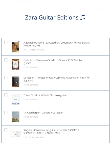 Guitar collection for School